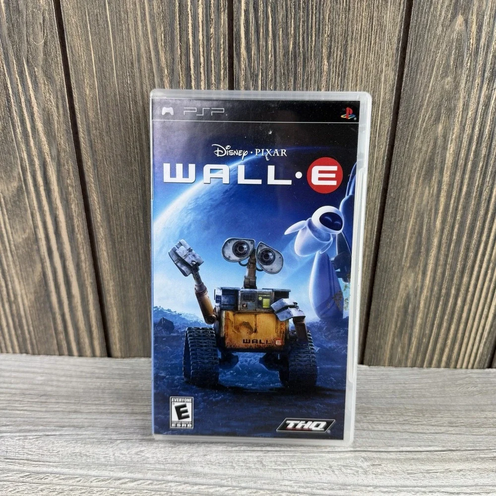 WALL-E Sony PSP Game Tested Working Complete w/ Case Disney Pixar THQ